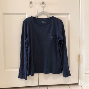 Navy Vineyard Vines Long Sleeve